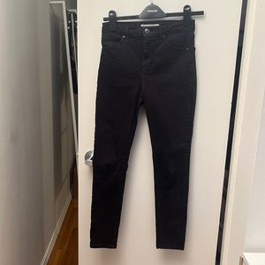 Topshop Jamie black skinny jeans